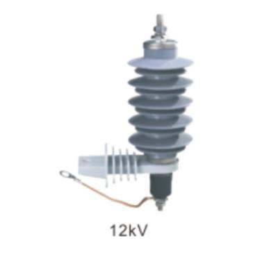 China YH10W- 11kV Surge Arrester High Voltage High Voltage Silicon Polymer Rubber Surge Arrester for sale