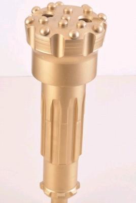 China 105mm,140mm Spherical Button Type 14 / 15 DHD Button Bits Rock Drilling Tool With 2 Air Holes for sale