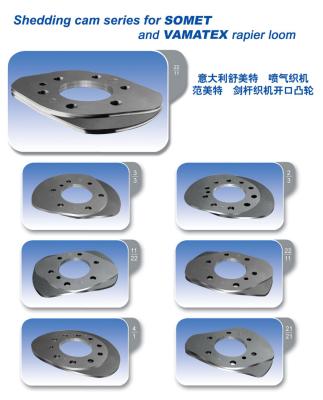 중국 Somet와 Vamatex 검 직조기, 공기 제트기 직조기를 위한 직조기 캠을 흘리는 OEM 직물 판매용