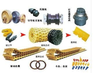 China Bagger-Ersatzteile KOMATSU PC200/220/300/360 spüren Verbindung Trackroller auf zu verkaufen