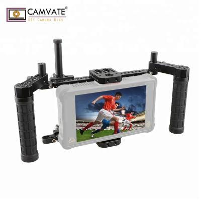 China CAMVATE Height Adjustable New Arrive Monitor Cage Kit With Adjustable Handle Grips for sale