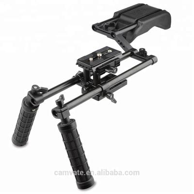 China DSLR Camera To Mount Pro DSLR Camera Accessories CAMVATE DSLR Shoulder Mount Photographic Support Rig Kit Handgrip and Other for sale