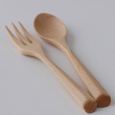 China Viable Custom Eco Friendly Wooden Flatware Cutlery Competitive Price Flatware Spoon And Fork for sale