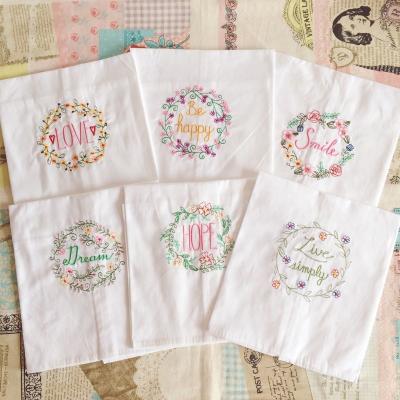 China Reusable Washable Natural Towel Tea Cloth Cotton Kitchen Dinner Tea Towels Sustainable Cleaning Cover for sale