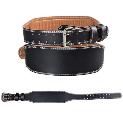 China Wholesale Unique Reinforced Stitching Straight Private Suede Waist Support Weightlifting Lower Back Belt for sale