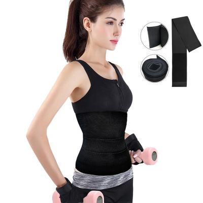 China Elastic Rubber Band Long 4 6 Meters Women Swell Up Compression Bandage Sauna Bandage Waist Trainer Stomach Wrap Tummy for sale