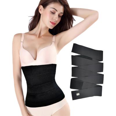 China Elastic Body Shaper Band Belt Weight Loss Bandage Elastic Long 3 4 6 Meters Bulge Stomach Belly Wrap for sale