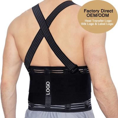 China Bone support; adjustable; double pulls Dropshipping Heavy Lifting Removable Elastic Industrial Waist Pad Shoulder Straps Women Women Back Support for sale