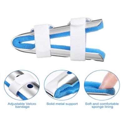 China Protect Fingers 3 Sizes Finger Support with Soft Sponge for Finger Mallet Finger Brace Arthritis Strain Sprains Pain for sale