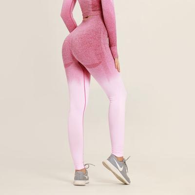 China OEM Antibacterial Custom Multi Color Leggings Fitness And Yoga Wear Seamless Yoga Pants High Waisted Leggings Women for sale