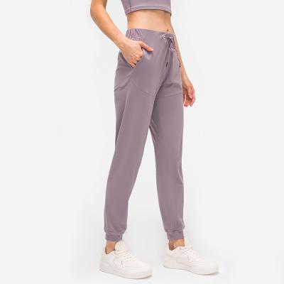 China Women Gym Antibacterial Custom Tights Sweat Trouser Pants Sweatpants With Pocket Custom Gym Jogger Pants for sale