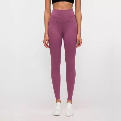 China Antibacterial Custom Clean Logo Clothing Gym 80nylon+20spandex Sporty Women Super Soft Yoga Leggings for sale