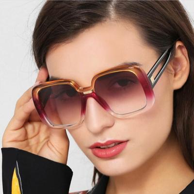 China Fashion Sunglasses 4006 Oversized Square Women Shades Luxury Gradient Gafas Men's Fashion Brand Sun Glasses for sale