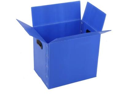 China Waterproof Polypropylene Fruit Box Recycled Packaging PP Corrugated Plastic Folder Box for sale