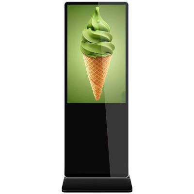 China Indoor 32inch Floor Standing HD TV Touch Screen Kiosk 4k Player Display Screen Vertical LCD Digital Indoor Advertising Signage for sale