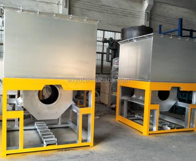 China Advertising company power frequency GYT series metal scrap induction melting furnace for making brass copper ingot for sale