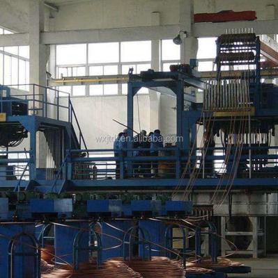 China Advertising Company 8mm Continuous Casting 3000-4000T -Drawing Copper Smelting and Copper Rod Rolling Machine Furnace for sale