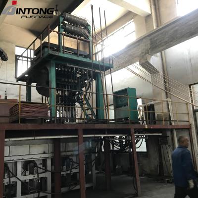 China Wire Rope Copper Rod Upward Casting Machine Industry Continuous Casting Machine 8mm 10mm 12mm 14mm 17mm 20mm Wire Rope Upward for sale