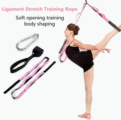 China DAVI High Quality Leg Stretching Polyester Cotton Uniterm Aid Single-Term Horse Splits Leg Trainer Strap Hip Ligament Stretch Rope Open for sale