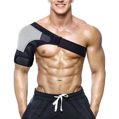 China Hot Selling DAVI 2021 Universal Alder Support Compression Shoulder Brace High Quality Custom Neoprene Pad Pressure Belt Adjustable Brace for sale