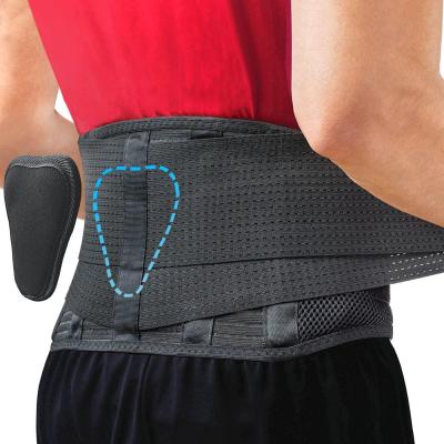 China DAVI 2021 Hot Selling Back Support Belt Universal Relief For Back Pain Breathable Mesh Design With Adjustable Lumbar Protector Support Straps for sale