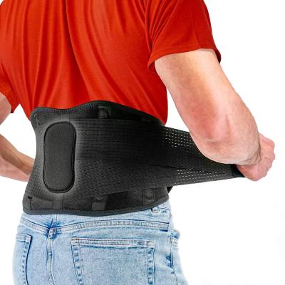 China 2021 Hot Selling Universal Lower Back Support Belt For Pain Relief With Adjustable Straps And Removable Lumbar Pad for sale