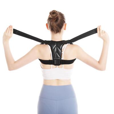 China Lumbar Back Braces 2021 Hot Sale Cheap Back Leather Back Brace Posture Corrector Support Posture Corrector for sale