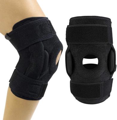 China DAVI Professional Protection Polyester Cotton Logo Universal Flexible Hinged Knee Adult Rubber Brace for sale