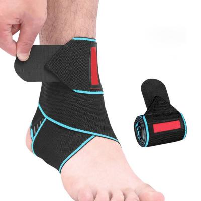 China DAVI Cheap Sports Adjustable Ankle Pad Wraps Ankle Support Training Strap for sale