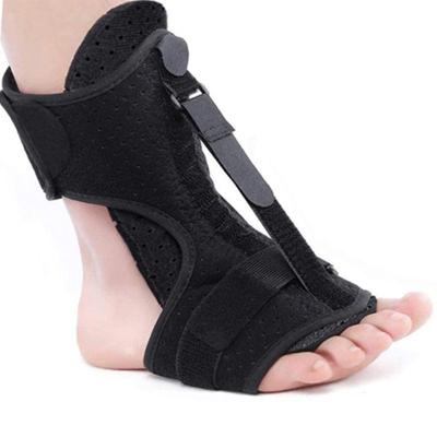 China Adjustable Foot Brace Fasciitis Night Splint Ankle Brace Plantar Support Protective Neoprene Compression Wrap Elastic Ankle Brace Guard for sale