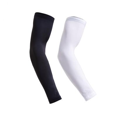 China DAWEI Sun Protection Arm Sleeves Universal Cooling Moisture Wicking Sports Elbow Anti-Slip Sleeves for sale