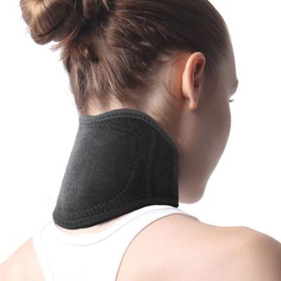 China Neoprene Relieve Adjustable Self-Heating Magnetic Posture Corrector Affordable Neck Fatigue Therapy Neck Support Orthopedic Brace for sale