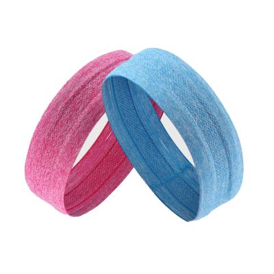 China Universal Seamless Knitted Anti-Slip Headbands Silicone Headbands Running /Yoga Headband Custom Sports Headband for sale