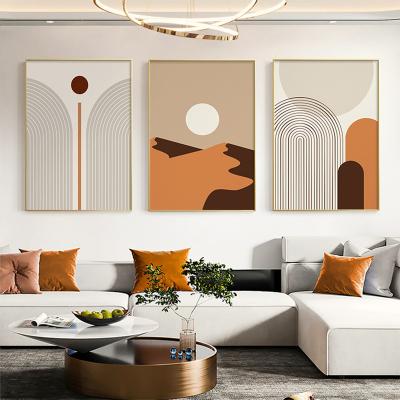 China Modern Farmhouse Canvas Printing Custom Flower Pop Print Oil Pictures Abstract Living Room 5 Piece Painting Decoration Picture Wall Art for sale