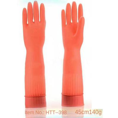 China 1Pair 45CM PVC Cleaning Gloves 140g Long Slap Latex Gloves China Bulk Latex Gloves China Latex Gloves China Fancy Latex Gloves Malaysia Latex Gloves for sale