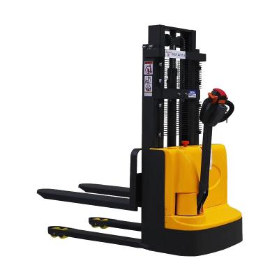 China Hotel Electric Forklift Pallet Stacker For Sale Walk Behind Pallet Jack Full Electric Pallet Stacker Forklift for sale