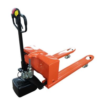 China Hotels Electric Pallet Trucks For Sale Semi Electric Hand Pallet Truck Lift Stacker Electric Hand Pallet Truck for sale