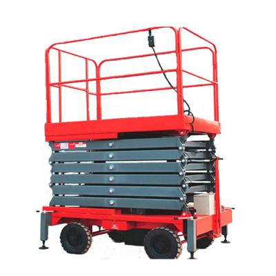 China Widely Hand Push Mobile Scissor Lift Hydraulic Electric Electric Scissor Lift for sale