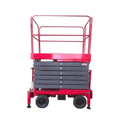 China Widely New Mini Aerial Platform Hydraulic Mobile Portable Scissor Lift Single Man Scissor Lift for sale