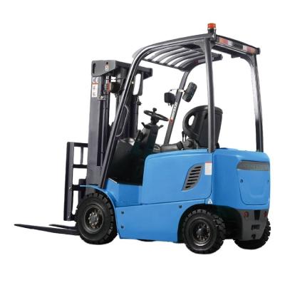 China Hotels hHydraulic Capacity 1000kg Mini Electric Forklift With Battery Semi Electric Lift Machine for sale