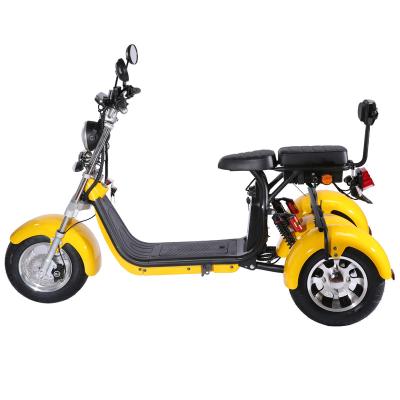 China Three Wheel Citycoco Unisex Electric Scooter With 12 Inch Hub Aluminum Wheel for sale