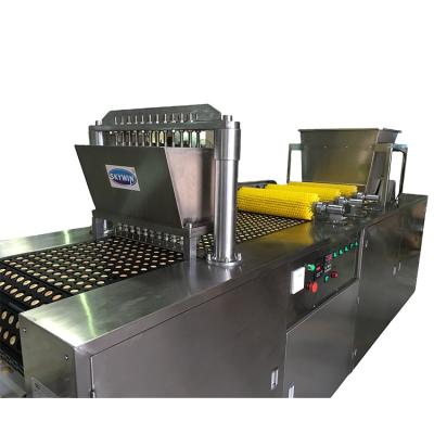 China Snack Factory Panda Cocomo Biscuit Chocolate /Cram Injector Machinery Cookie Machine Baker Machine for sale