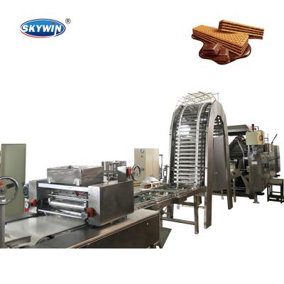 China Small capacity snack factory chocolate wafer cookie production line wafer cookie making machine for sale