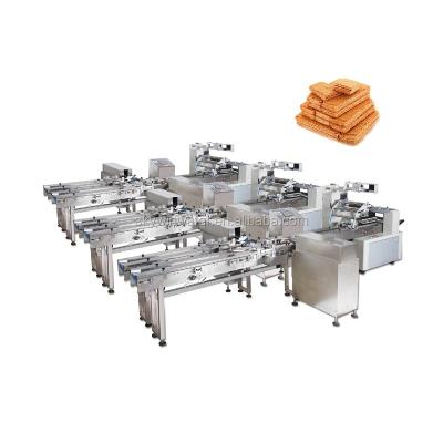 China Skywin Wafer Biscuit Wafer System Wafer Packing Machine Wafer Packing Machine High Speed ​​Biscuit Maker for sale