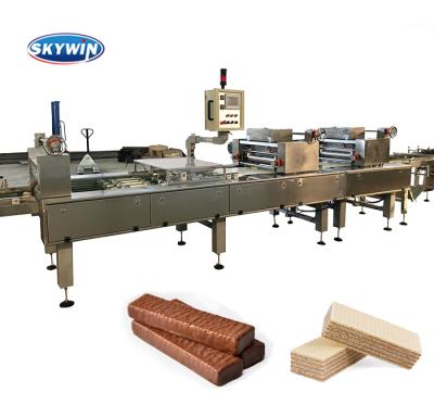 China High Speed ​​Wafer Biscuit Wafer Lifter Skywin Wafer Cutter with Connect to Wafer Packing Machine Bakery Equipment for sale