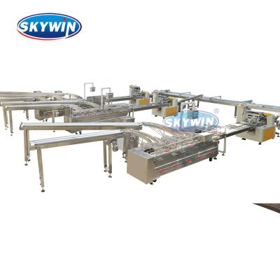 China Automatic Fast Speed ​​Food Biscuit/Cookie Biscuit/Cake/Candy/Chocolate/Wafer Packing Machine With Biscuit Packing Line for sale