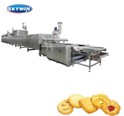 China Cooking Oil Factory Plant Equipment Biscuit Making Machine Small Biscuit Production Line For Soft Biscuit for sale