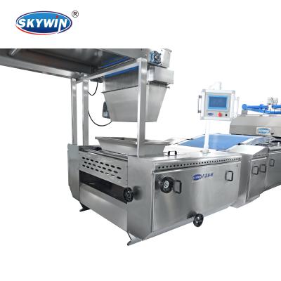 China Automatic Mini Soft Biscuit Production Line Small Snack Factory Biscuit Cone Biscuit Making Machine for sale