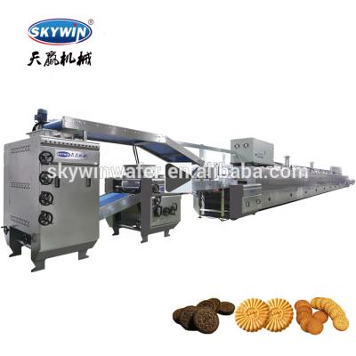 China New Hotels SKYWIN Automatic Small Forced Labors And Soft Biscuit Production Line for sale