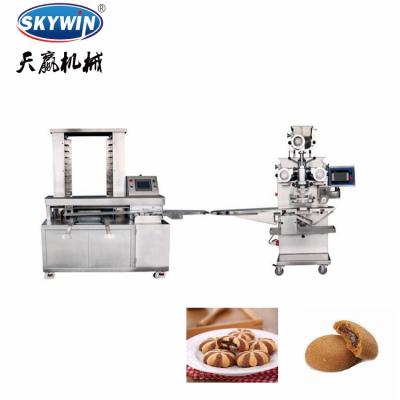 China Frying Oil Factory 2019 New Design Three Color Cookies Making Machine Small Cookie Machine Encrusting Machine for sale